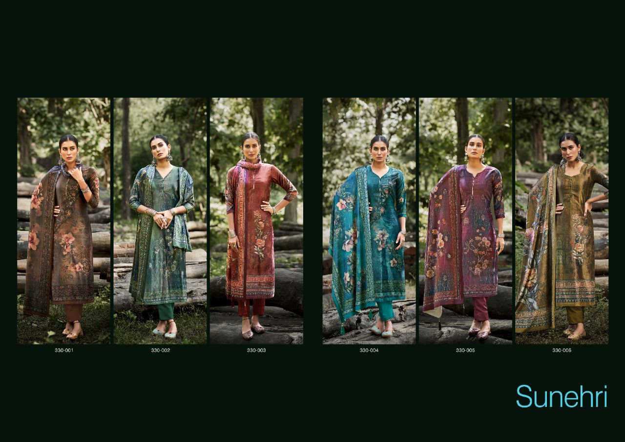 Sargam Sunehri Printed Casual Wear Wholesale Dress Material Catalog